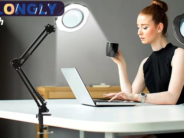 magnifier with light