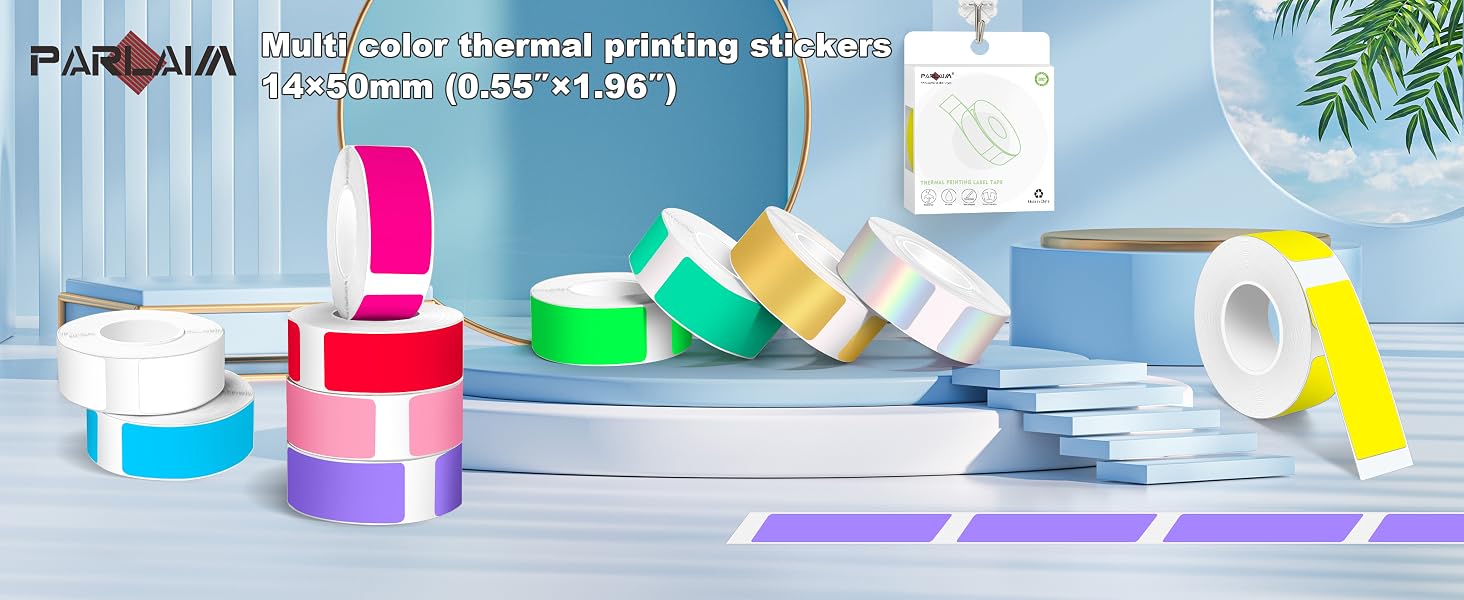 Thermal label Label Tape Label Print Stickers Laminated Labeling Paper Replacement Label Printer