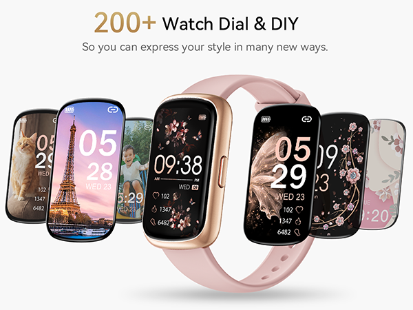 smart watch support change 200+ watch dial and diy the watch dial