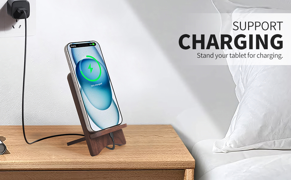 Solid Wood Phone Stand