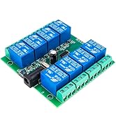 LCUS-8 USB Relay Module 8 Channel DC 5V Intelligent USB Switch with Overcurrent Protection for Ho...