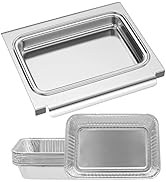 EasiBBQ 67047 Catch Pan Holder with Aluminum Drip Pans for Weber Spirit I&amp;II 200/300 Series, Drip...