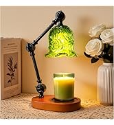 YWYWLED Candle Warmer Lamp, Dimmable Wax Melting Warmer with Adjustable Height, Bedroom Living Ro...
