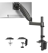 HUANUO Single Monitor Arm, Adjustable Desk Mount for 13-34 inch Screens, Holds 19.8lb, 22.44 inch...