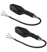Diamall 2 PCS Motorcycle Turn Signals, 27 DRL Light Modes LED Turn Signal Lights with Projection ...