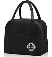 TIECHI Insulated Lunch Bag for Men Women, Small Portable Reusable Lunch Cooler Tote Bag, Leakproo...