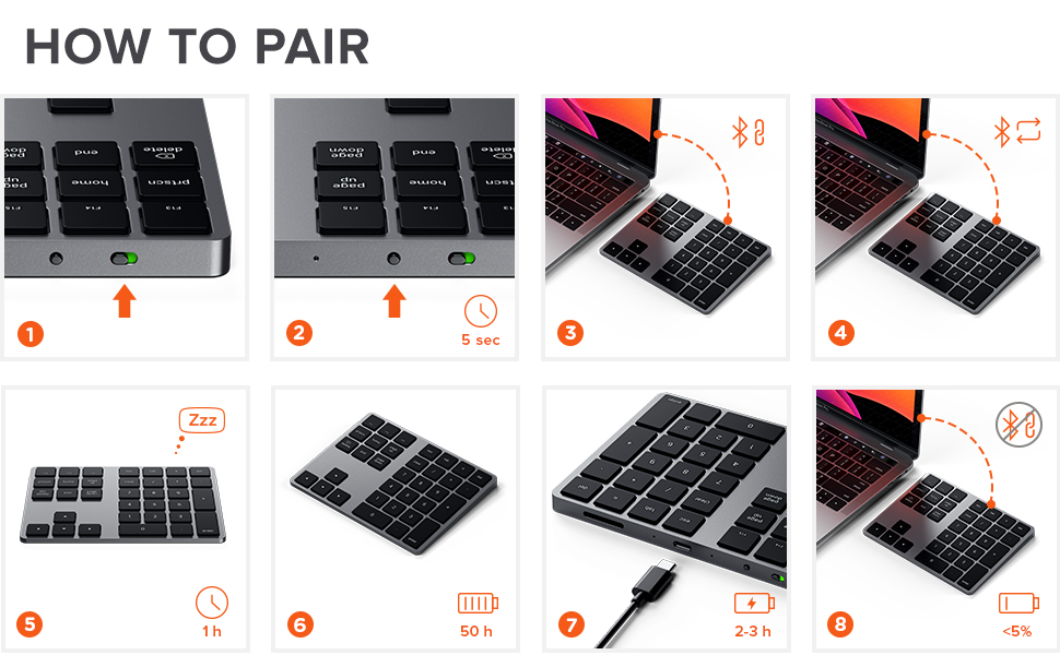 Satechi Bluetooth Extended Keypad