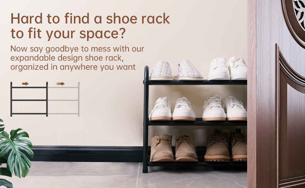 adjustable shoe rack