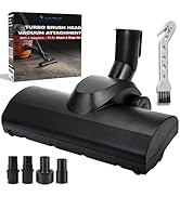 Turbo Brush Head Vacuum Attachment for Shark Navigator Rotator &amp; Shop Vac using 1-1/4'',1-3/8" &amp; ...