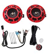 Car Horn12v Waterproof Double Horn, Electric Snails for Cars, Motorcycles, Alternative Electronic...