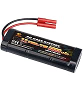 melasta 7.2V 5000mAh NiMH RC Battery Pack Compatible with Banana Connector for Redcat Racing Vehi...