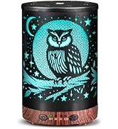 JOYOLO Essential Oil Diffuser Metal Aromatherapy Diffuser, Cool Mist Diffuser with 7 Color Lights...