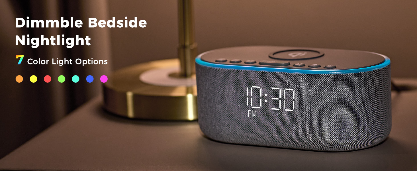 alarm clock phone charger