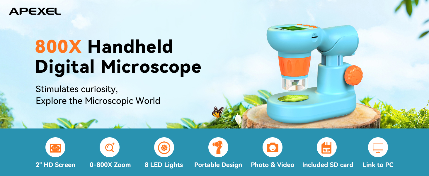 800X Handheld Digital Microscope
