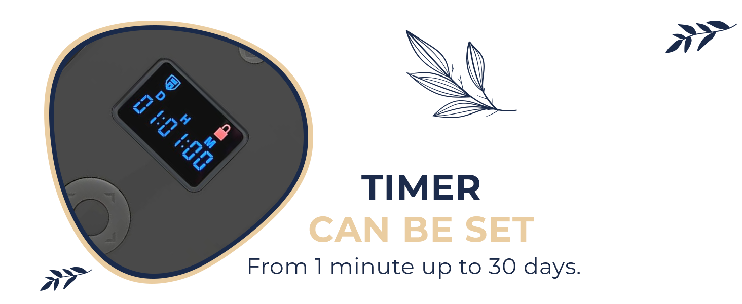 Habit lock box for self-control &amp; willpower training supports better lifestyle choices &amp; mindfulness
