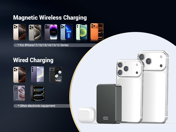 magnetic power bank for iPhone 17