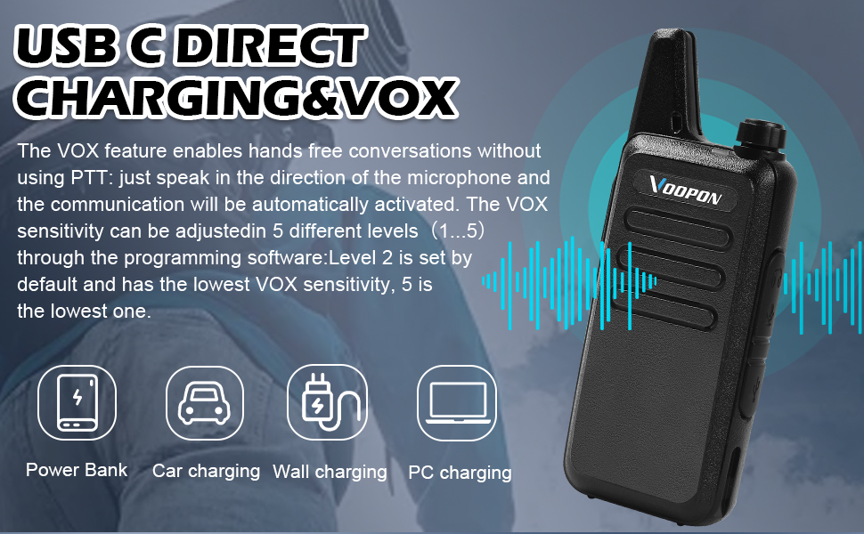 usb c direct charging and vox