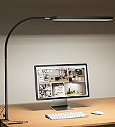 SKYLEO Led Desk Lamp - Desk Light for 33.5" Tall - Flexible Gooseneck - 5 Color Modes X 11 Bright...
