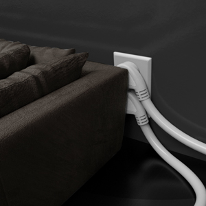 white extension cord