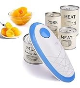 CIRCLE JOY Electric Can Opener, One-Touch Automatic Can Opening with Smooth Edges, Food Safety Ha...