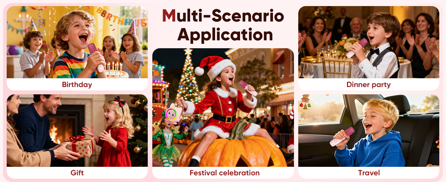 Mini Karaoke Machine Toy for Kids