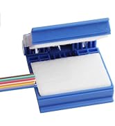 WSOLDMA Fiber Optic Wiping Clip, Dust-Free Optic Cleaning Tool, Include 10 PCS Cleaning Cotton Pa...