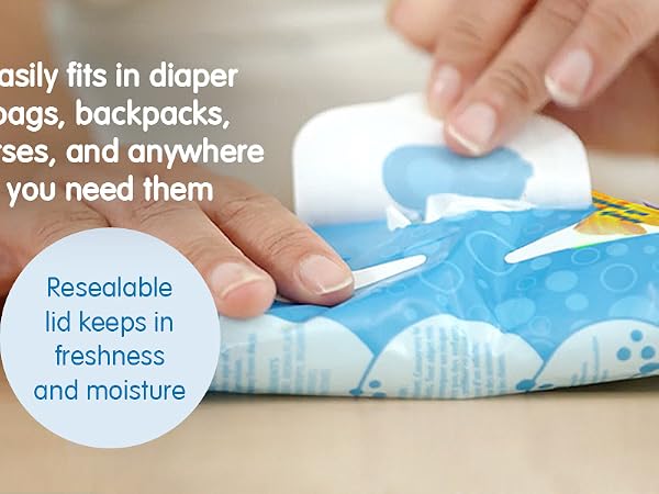 resealable lid keeps in freshness and moisture