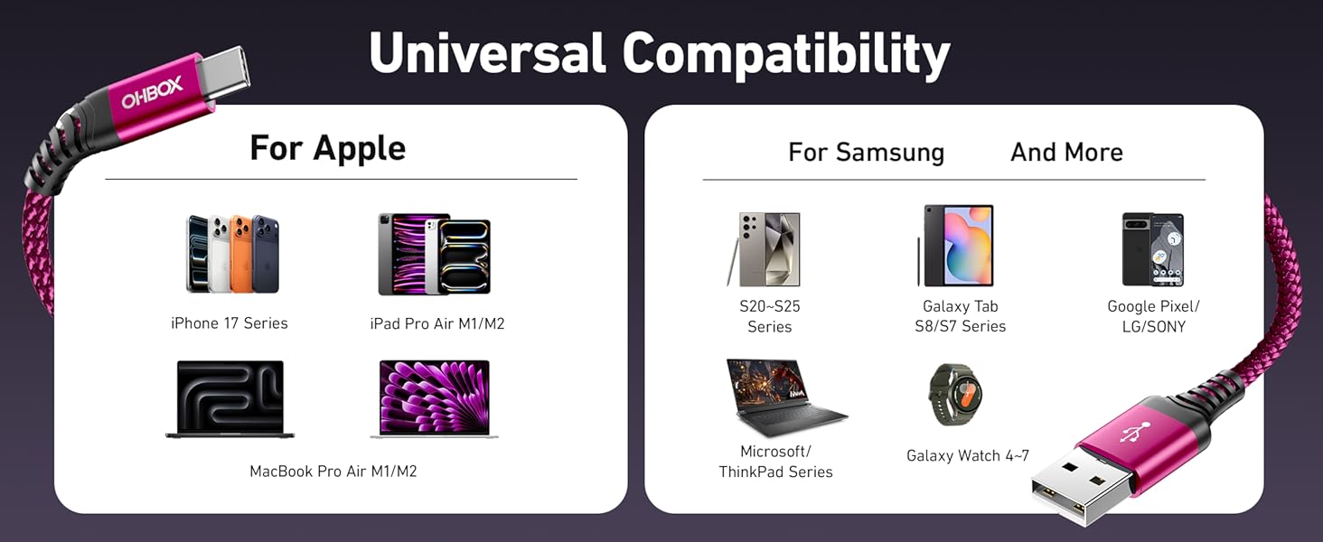 usb to usb c charging cable
