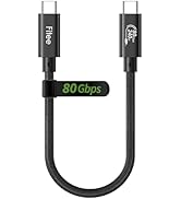 Fitee Thunderbolt 5 Cable 1FT Compatible, 80Gbps(6GB/s) Nylon Braided USB4 Cable, 120Gbps Video B...