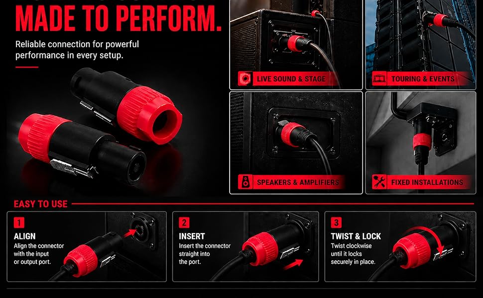 SPKN RED 4PCS