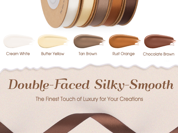 christmas ribbon brown