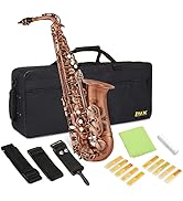 LyxJam Alto Saxophone E Flat Brass Sax Kit, Professional Sound, Complete Accessories, Ideal for A...