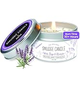 SOUL STICKS Smudge Candle for Cleansing House, Meditation, Chakra Healing, Aromatherapy (White Sa...