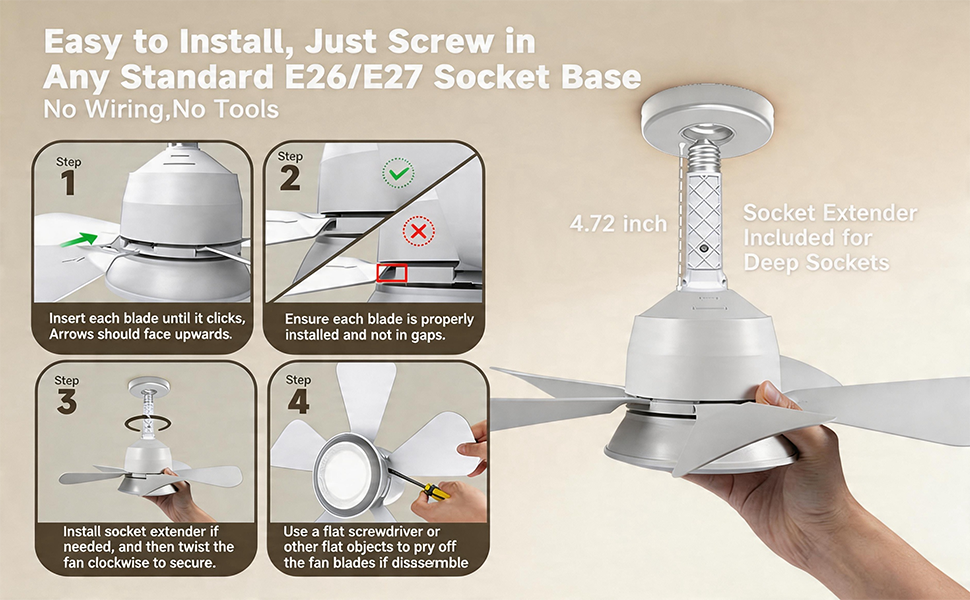 Ceiling Fan with Light