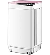 Portable Washing Machine, ARLIME Compact Mini Full-Automatic Laundry 2-In -1 Washer & Spin Dryer ...