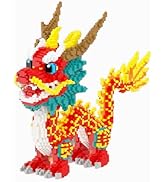 BDYDT Dragon Series China Auspicious Dragon Micro Building Blocks Set(14450PCS)-Building Set Mode...