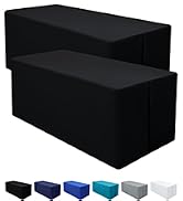Black Fitted Tablecloth