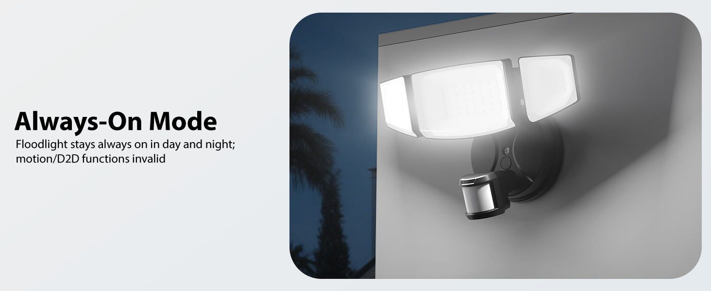 flood lights outdoor motion sensor