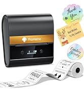 Phomemo Label Printer,M260 Label Maker Machine with Tapes, 3 Inch Portable Thermal Label Maker fo...