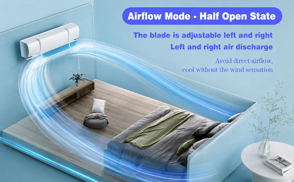 Adjustable AC Air Flow Deflector