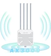 WAVLINK AX3000 WiFi 6 Wireless Outdoor Wireless Access Points, Long Range Outdoor WiFi with Dual ...