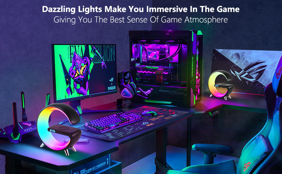 Wireless Charger Atmosphere Lamp