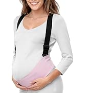Momfree Maternity Belly Band, Highly Resilient Pregnancy Belly Support Band, Lightweight and Comf...