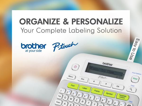 Organize &amp; Personalize: your complete labeling solution