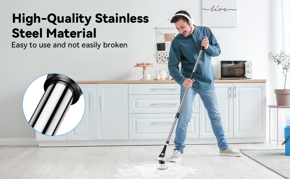 cleaning brush electric spin scrubber