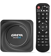 GREVA 8K Android TV Box 8GB RAM 64GB ROM TV Box Smart Streaming Media Player with Remote with Gig...