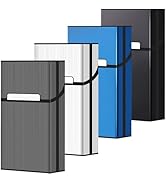 roygra Cigarette Case (4 Pack), Magnetic Switch 20pcs Cigarette Holder Case for Men Women, Cigare...