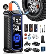 OlarHike Cordless Tire Inflator Portable Air Compressor, Quick Inflation, Air Pump for Car Tires,...