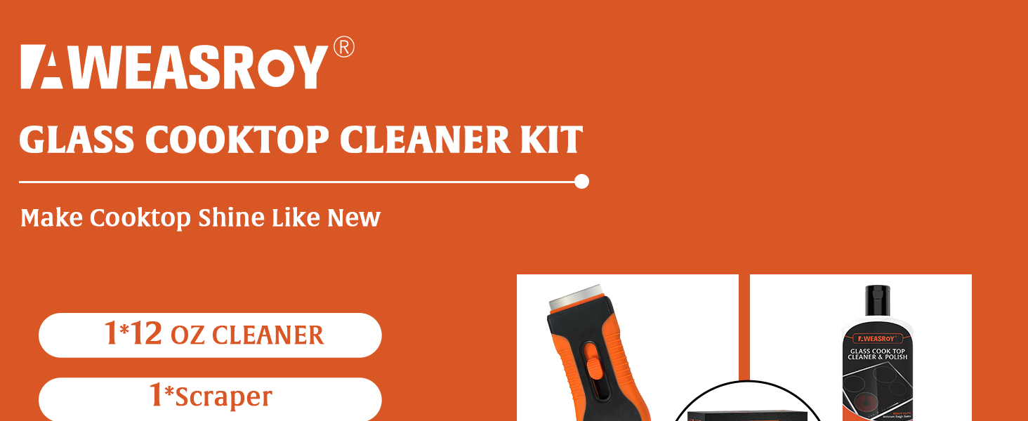 Glass Stove Top Cleaner Kit