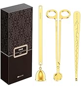 RONXS 3 in 1 Candle Wick Trimmer Set Candle Accessory Wick Cutter, Candle Snuffer Extinguisher, C...